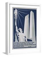 The Torch: Be it Yours to Hold High! Poster-Richard E. Filipowski-Framed Giclee Print