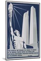 The Torch: Be it Yours to Hold High! Poster-Richard E. Filipowski-Mounted Giclee Print