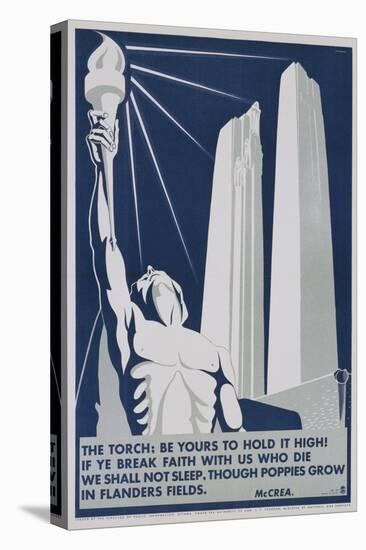 The Torch: Be it Yours to Hold High! Poster-Richard E. Filipowski-Stretched Canvas
