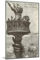 The Torch of the Statue of Liberty-null-Mounted Art Print