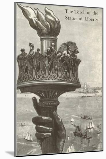 The Torch of the Statue of Liberty-null-Mounted Art Print