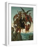 The Torment of Saint Anthony-Michelangelo Buonarroti-Framed Giclee Print