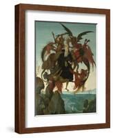 The Torment of Saint Anthony-Michelangelo Buonarroti-Framed Giclee Print