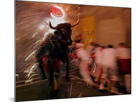 The "Toro De Fuego" or Flaming Bull-null-Mounted Photographic Print