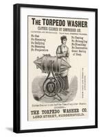 The Torpedo Washer, 1888-null-Framed Art Print