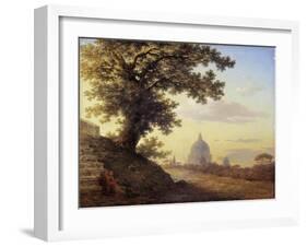 The Torquato Tasso's Oak in Rome, 1848-Maxim Nikiphorovich Vorobyev-Framed Giclee Print