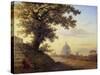 The Torquato Tasso's Oak in Rome, 1848-Maxim Nikiphorovich Vorobyev-Stretched Canvas