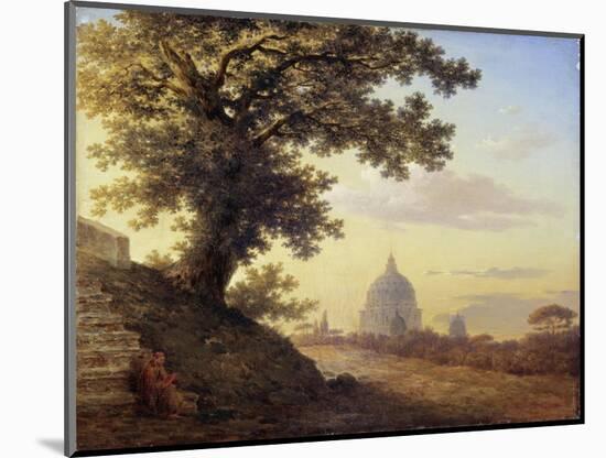 The Torquato Tasso's Oak in Rome, 1848-Maxim Nikiphorovich Vorobyev-Mounted Giclee Print