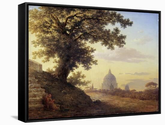 The Torquato Tasso's Oak in Rome, 1848-Maxim Nikiphorovich Vorobyev-Framed Stretched Canvas