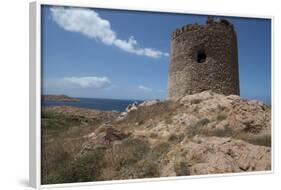 The Torre Aragonese, a Spanish Tower Dating from the Year Ad500, Isola Rossa-Ethel Davies-Framed Photographic Print