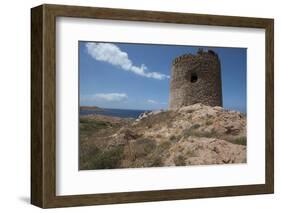 The Torre Aragonese, a Spanish Tower Dating from the Year Ad500, Isola Rossa-Ethel Davies-Framed Photographic Print