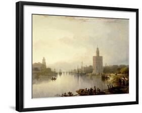 The Torre De Oro, 1833-David Roberts-Framed Giclee Print