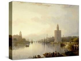 The Torre De Oro, 1833-David Roberts-Stretched Canvas