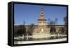 The Torre Del Filarete Clock Tower at the 15th Century Sforza Castle (Castello Sforzesco)-Stuart Forster-Framed Stretched Canvas