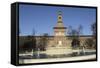 The Torre Del Filarete Clock Tower at the 15th Century Sforza Castle (Castello Sforzesco)-Stuart Forster-Framed Stretched Canvas