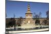 The Torre Del Filarete Clock Tower at the 15th Century Sforza Castle (Castello Sforzesco)-Stuart Forster-Mounted Photographic Print