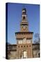 The Torre Del Filarete Clock Tower at the 15th Century Sforza Castle (Castello Sforzesco)-Stuart Forster-Stretched Canvas
