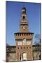 The Torre Del Filarete Clock Tower at the 15th Century Sforza Castle (Castello Sforzesco)-Stuart Forster-Mounted Photographic Print