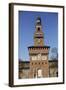 The Torre Del Filarete Clock Tower at the 15th Century Sforza Castle (Castello Sforzesco)-Stuart Forster-Framed Photographic Print