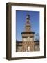 The Torre Del Filarete Clock Tower at the 15th Century Sforza Castle (Castello Sforzesco)-Stuart Forster-Framed Photographic Print