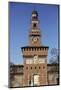 The Torre Del Filarete Clock Tower at the 15th Century Sforza Castle (Castello Sforzesco)-Stuart Forster-Mounted Photographic Print