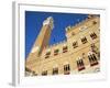 The Torre Del Mangia and Palazzo Pubblico on Palio Day, Siena, Tuscany, Italy-Ruth Tomlinson-Framed Photographic Print