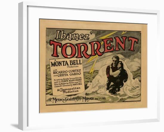 The Torrent, 1920-null-Framed Art Print