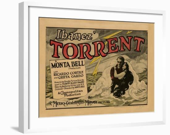 The Torrent, 1920-null-Framed Art Print