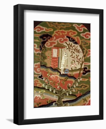 The Tortoise and the Hare, Edo Period-Japanese School-Framed Giclee Print