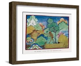 The Tortoise and the Monkey-null-Framed Art Print