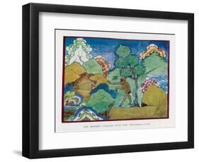 The Tortoise and the Monkey-null-Framed Art Print