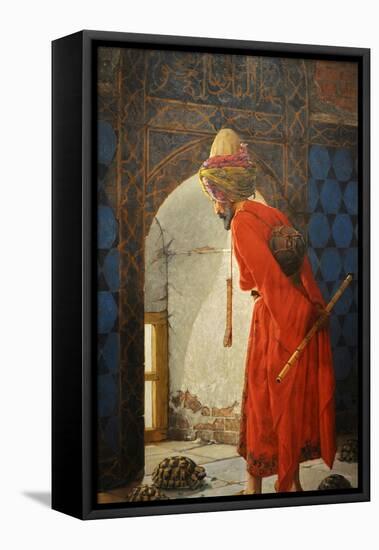 The Tortoise Trainer, 1906-Osman Hamdi Bey-Framed Stretched Canvas
