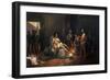 The Torture of Cuahutemoc in the 16th Century-Leandre Izaguirre-Framed Giclee Print