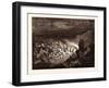 The Torture of the Fiery Rain-Gustave Dore-Framed Giclee Print