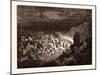 The Torture of the Fiery Rain-Gustave Dore-Mounted Giclee Print