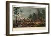 The Total Defeat and Flight of the French Army at the Battle of Waterloo Commanded by Napoleon Bona-null-Framed Giclee Print