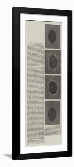 The Total Eclipse of the Sun-null-Framed Giclee Print