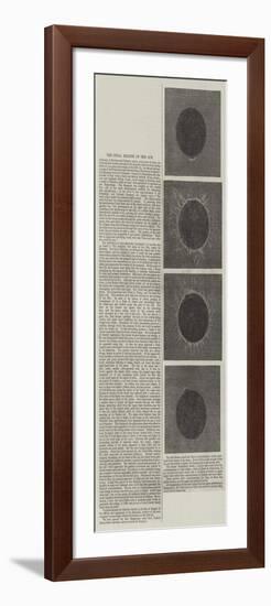 The Total Eclipse of the Sun-null-Framed Giclee Print