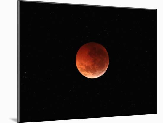 The Totality Phase of a Lunar Eclipse During the 2010 Solstice-Stocktrek Images-Mounted Photographic Print