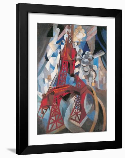 The Tour Eiffel and Paris, 1911-1912-Robert Delaunay-Framed Giclee Print