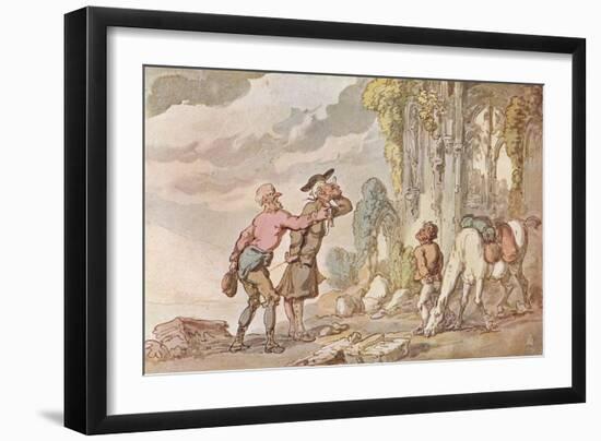 The Tour of Dr. Syntax in Search of the Picturesque, 19th century, (1907)-Thomas Rowlandson-Framed Giclee Print