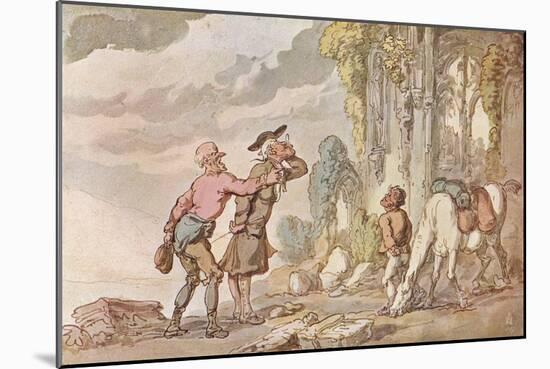 The Tour of Dr. Syntax in Search of the Picturesque, 19th century, (1907)-Thomas Rowlandson-Mounted Giclee Print
