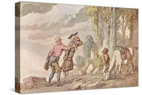 The Tour of Dr. Syntax in Search of the Picturesque, 19th century, (1907)-Thomas Rowlandson-Stretched Canvas