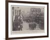 The Tour of Prince George of Greece in Crete, His Visit to Kandia-null-Framed Giclee Print