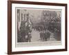 The Tour of Prince George of Greece in Crete, His Visit to Kandia-null-Framed Giclee Print