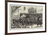 The Tour of the Czarevitch in India, His Imperial Highness's Arrival at Bombay-null-Framed Giclee Print