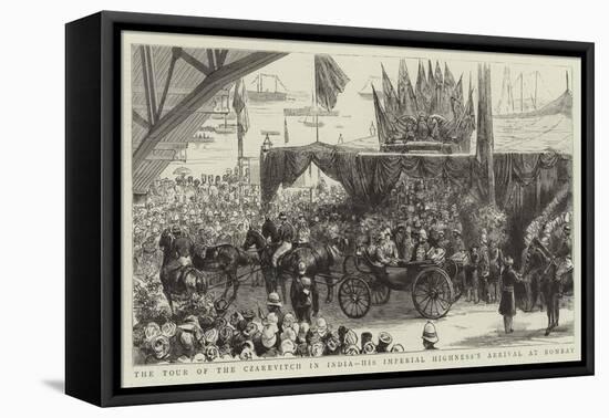 The Tour of the Czarevitch in India, His Imperial Highness's Arrival at Bombay-null-Framed Stretched Canvas