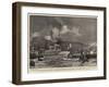 The Tour of the Duke and Duchess of York, the Arrival of the Ophir at Gibraltar-Charles Edward Dixon-Framed Giclee Print