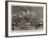 The Tour of the Duke and Duchess of York, the Arrival of the Ophir at Gibraltar-Charles Edward Dixon-Framed Giclee Print