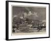 The Tour of the Duke and Duchess of York, the Arrival of the Ophir at Gibraltar-Charles Edward Dixon-Framed Giclee Print